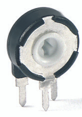 PIHER Potentiometer PT-10, 100 Ω, stehend