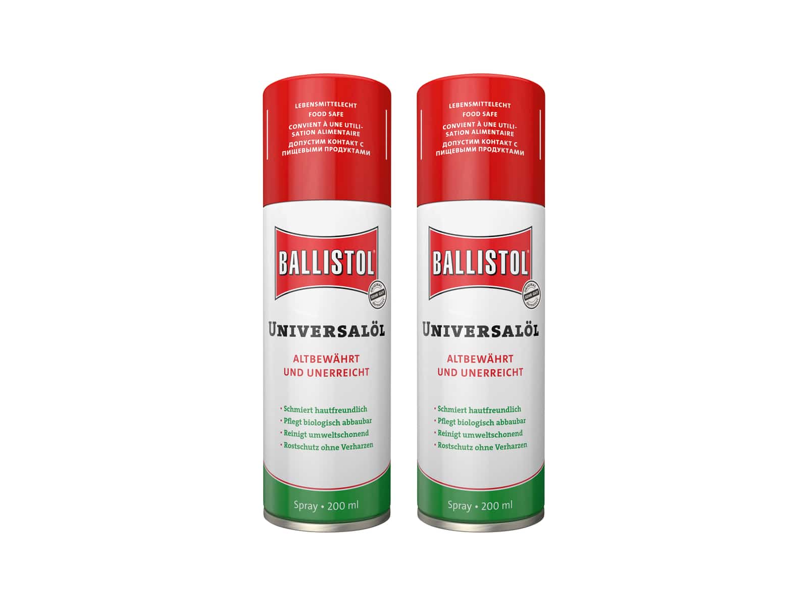 Image of BALLISTOL Universalöl Spray, 200 ml, 2 Stück