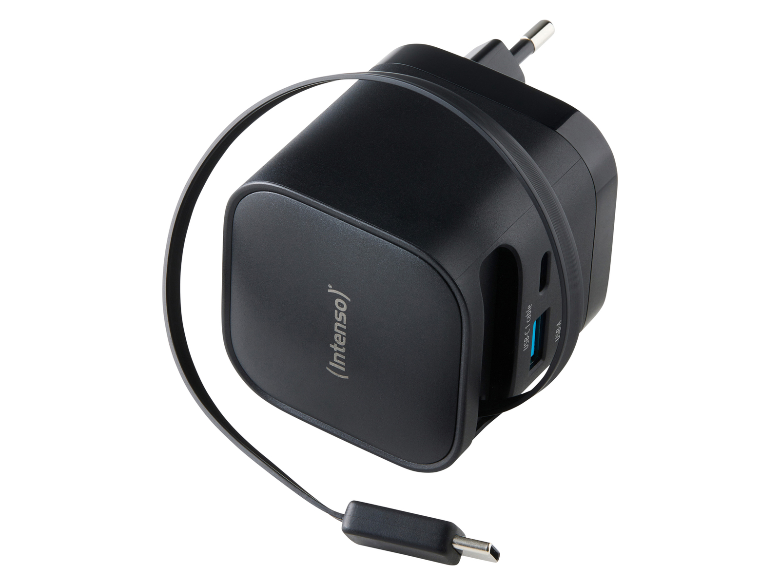 INTENSO Schnellladegerät 7806520, 65 W, Schwarz