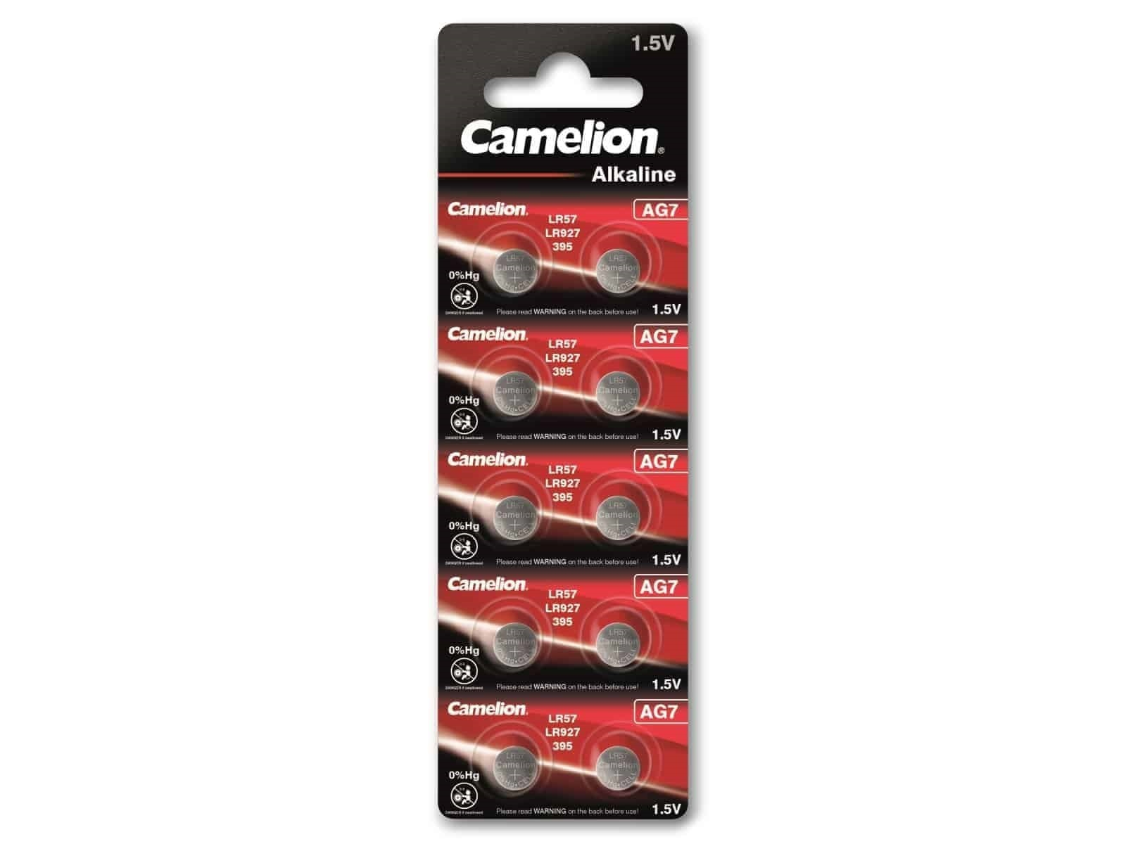 Image of CAMELION Knopfzelle AG7, 10 St.
