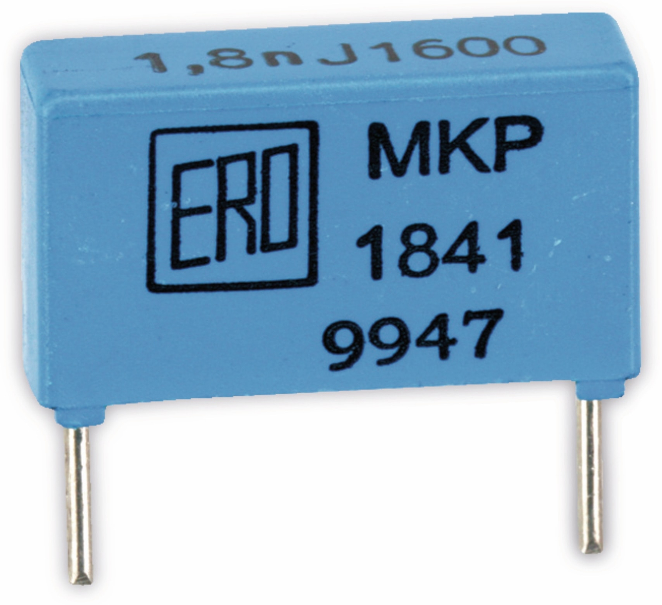 ERO Folienkondensator MKP1841, 1,8nF, 1600 V, radial, RM 15