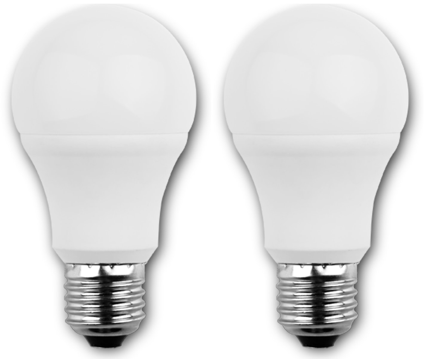 Image of BLULAXA LED-Lampe A60, E27, 8 W, 810 lm, 2700 K, 2 Stück