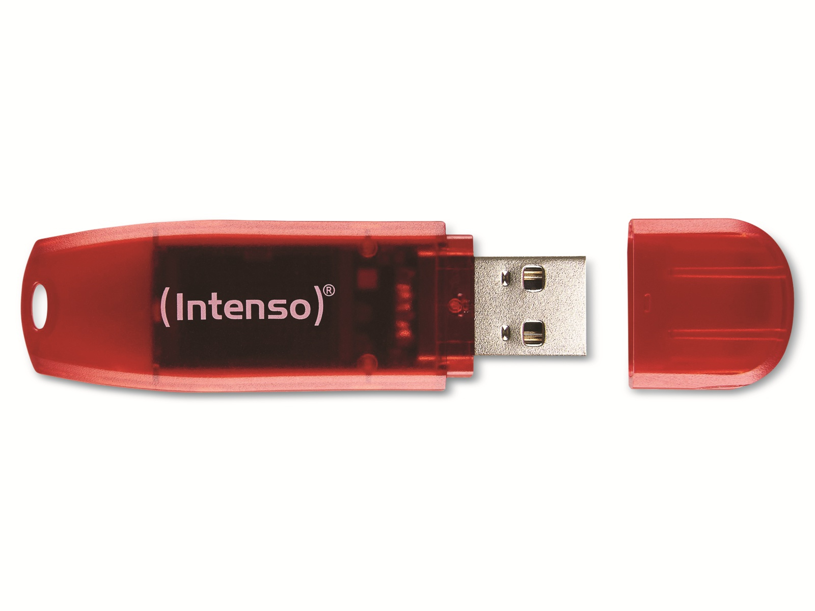 Image of Intenso Rainbow Line USB Drive - Rot - 128GB - USB-Stick