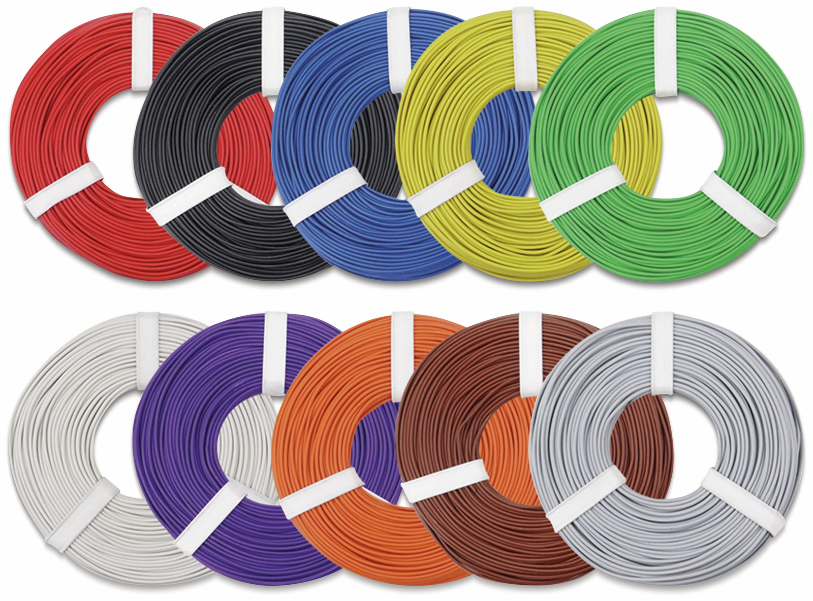 125-MIX Litze 1 x 025 mm² Mehrfarbig 1 Set - Donau Elektronik