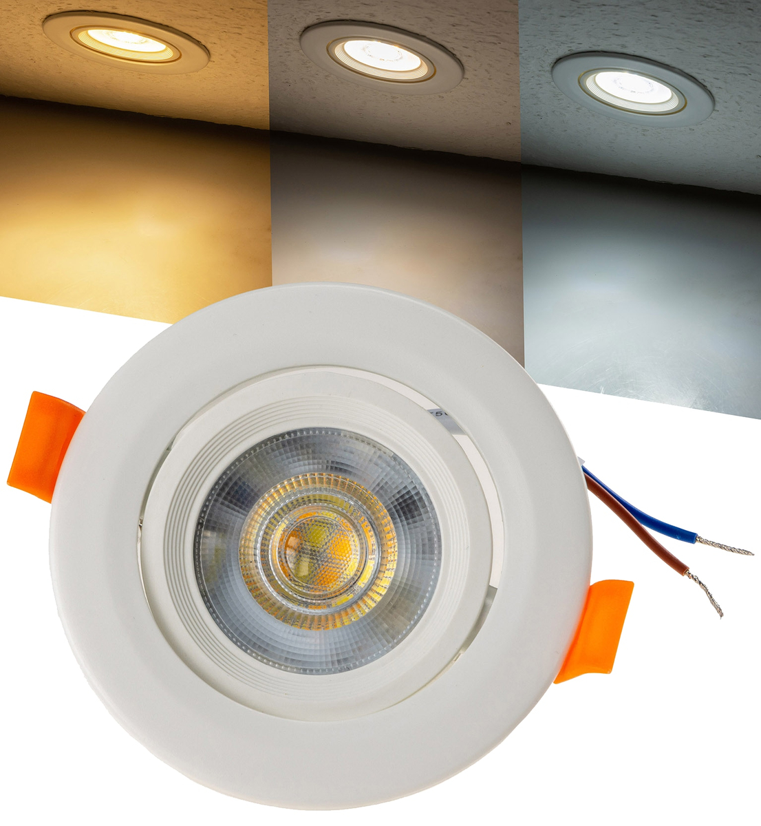Chilitec Led-Einbauleuchte Flat-36 Cct, Eek: F, 5 W, 3000/4000/6500 K