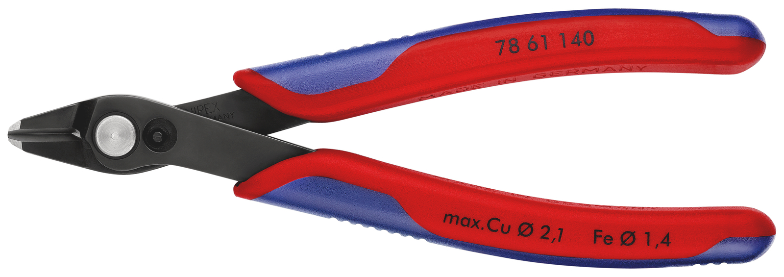 KNIPEX Seitenschneider Electronic Super Knips XL, 78 61 140, 140 mm