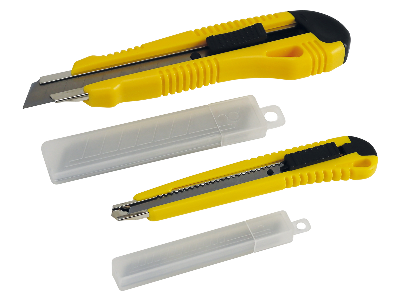Image of Cuttermesser Set, 9 mm, 18 mm, Inklusive Ersatzklingen, 2 Stück