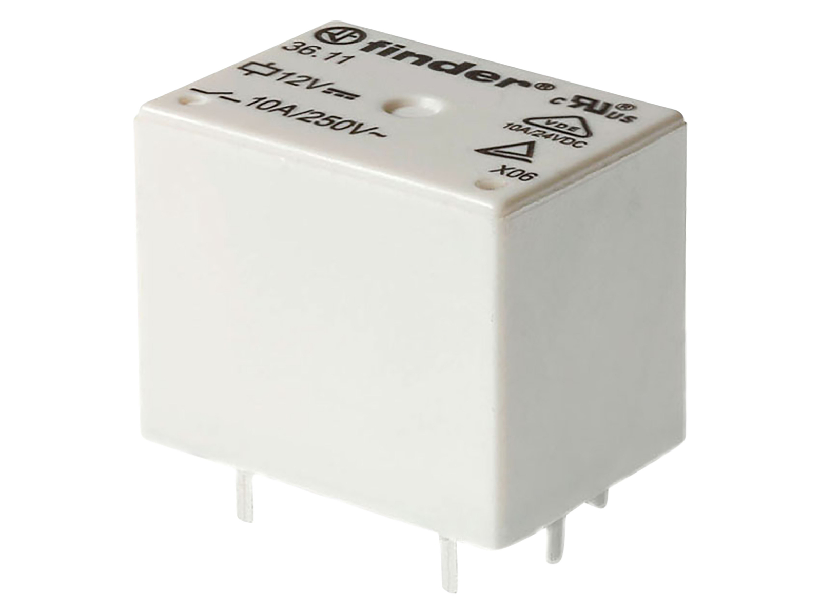 FINDER Printrelais 6 V/DC, 10 A, 1 Wechsler 36.11.9.006.4011