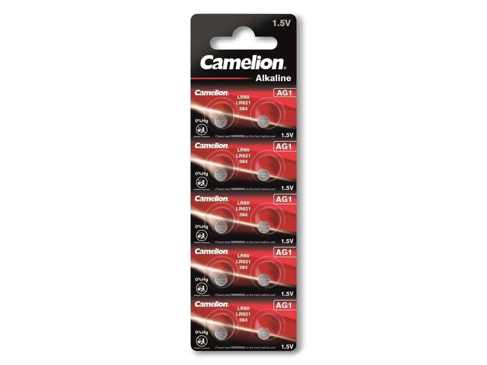 Image of CAMELION Knopfzelle AG1, 10 St.