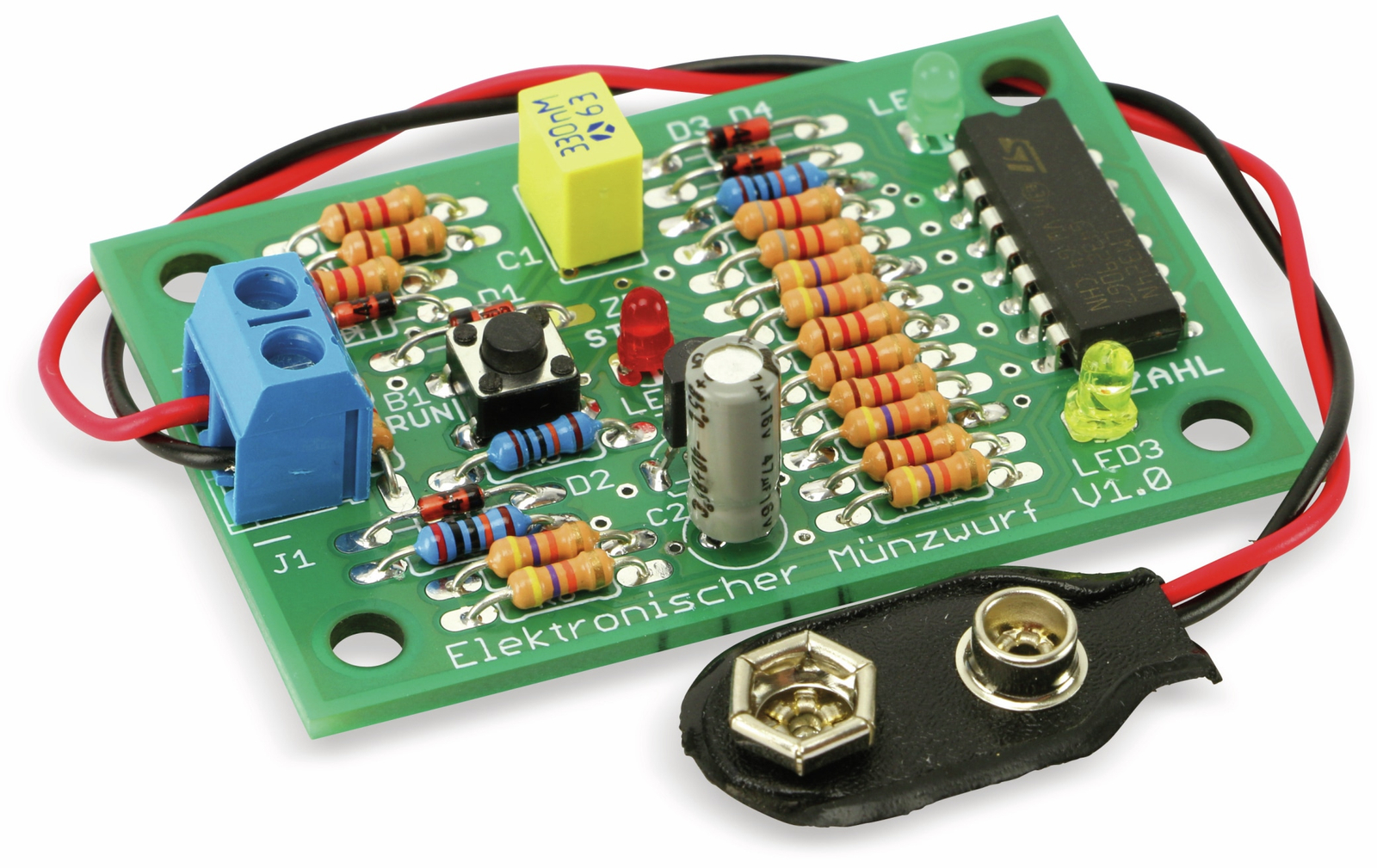 Bausatz Elektronischer Münzwurf, V1.0