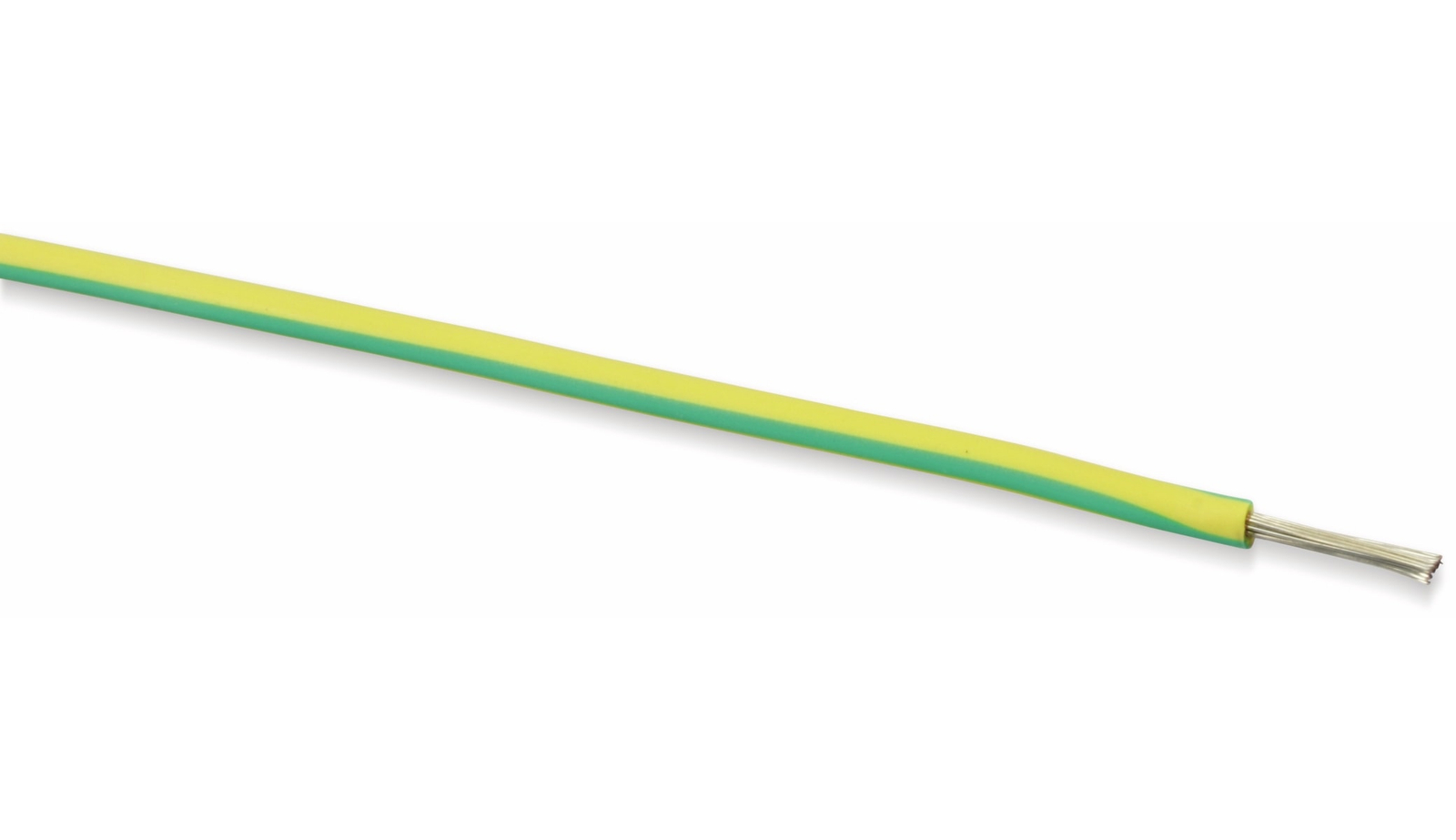 RAUTRONIC Silikon-Litze, 0,5 mm², 10 m, grün/gelb