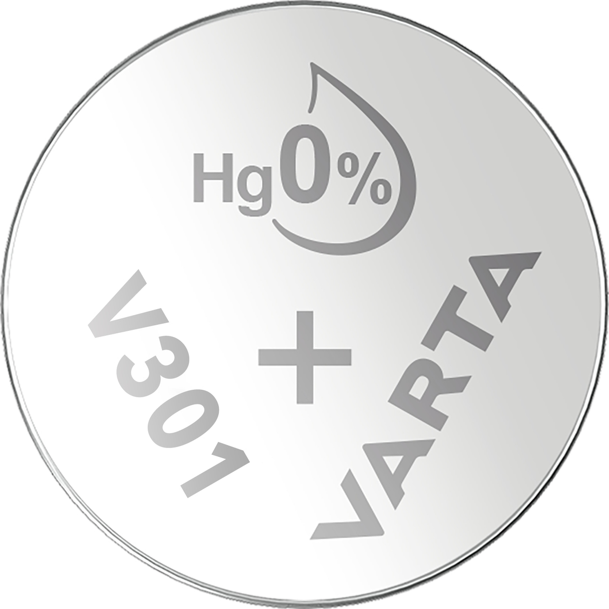 VARTA Silber-Oxid Uhrenzelle, V301 (SR43), 1,55 Volt,
