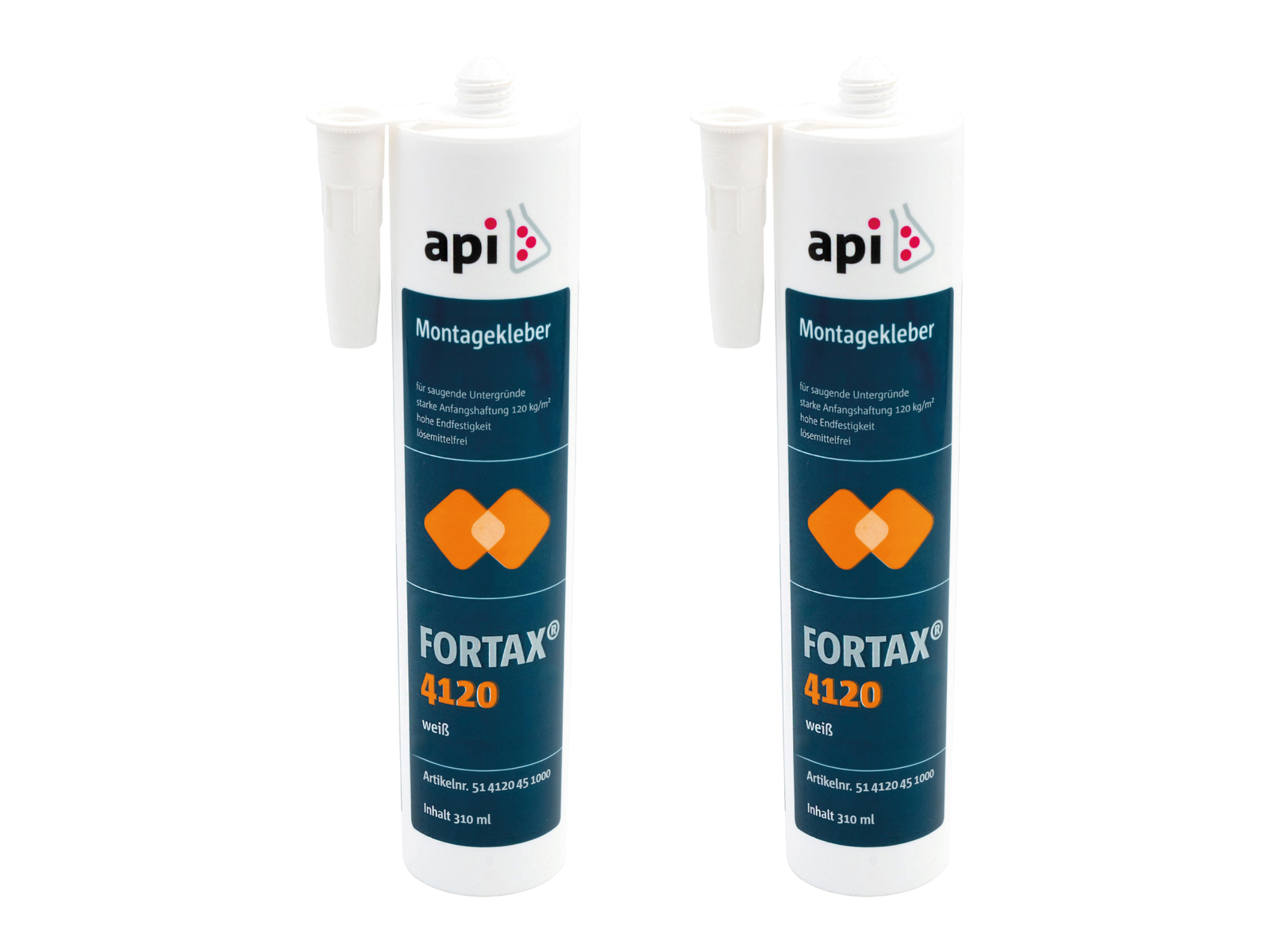 GERBAND Montagekleber, FORTAX 4120, 310 ml, 2 Stück