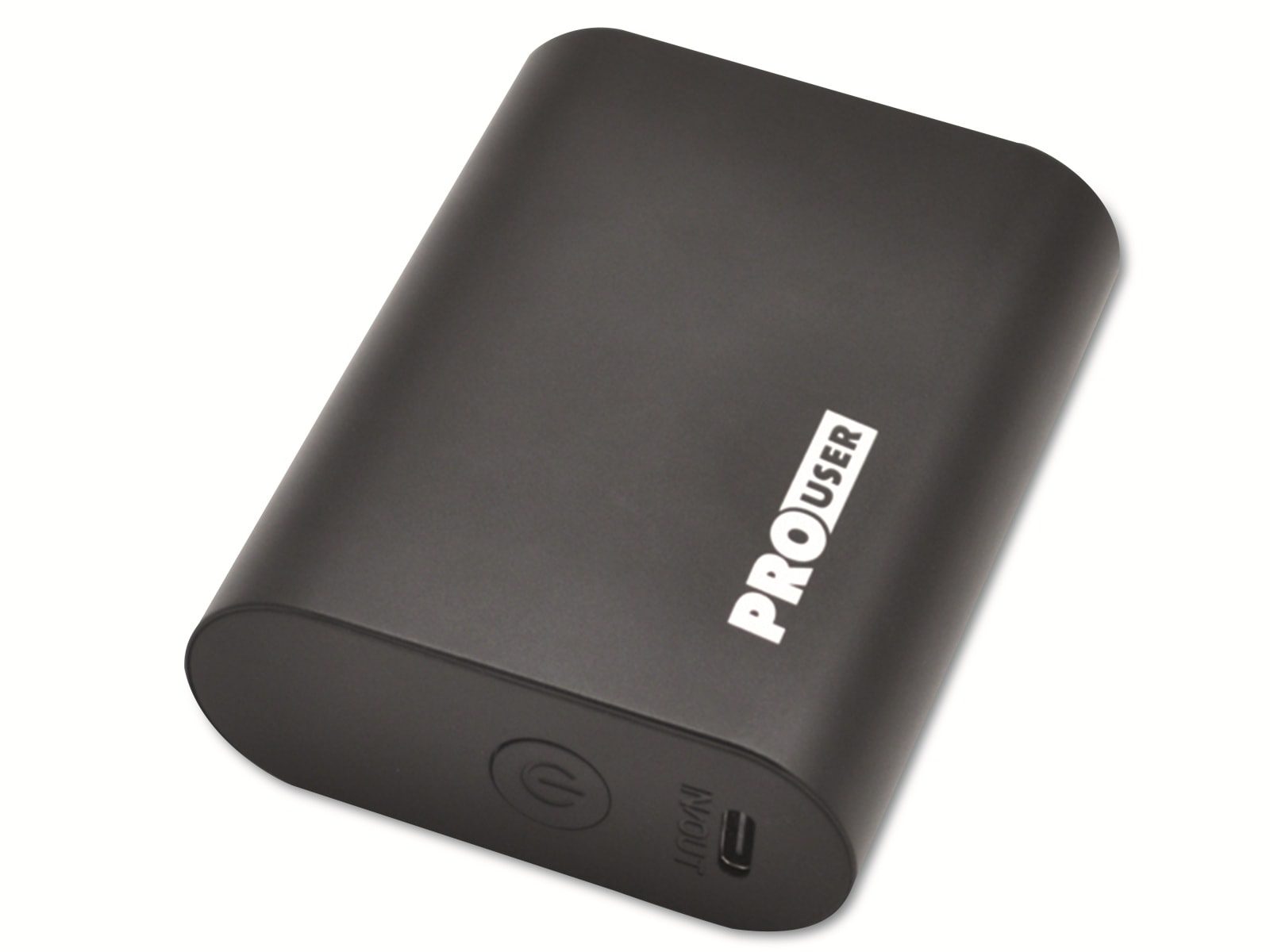 Powerbank 10000 mAh Quick Charge 30 Power Delivery 30 Li-Ion usb-c® Schwarz Statusanzeig - Prouser