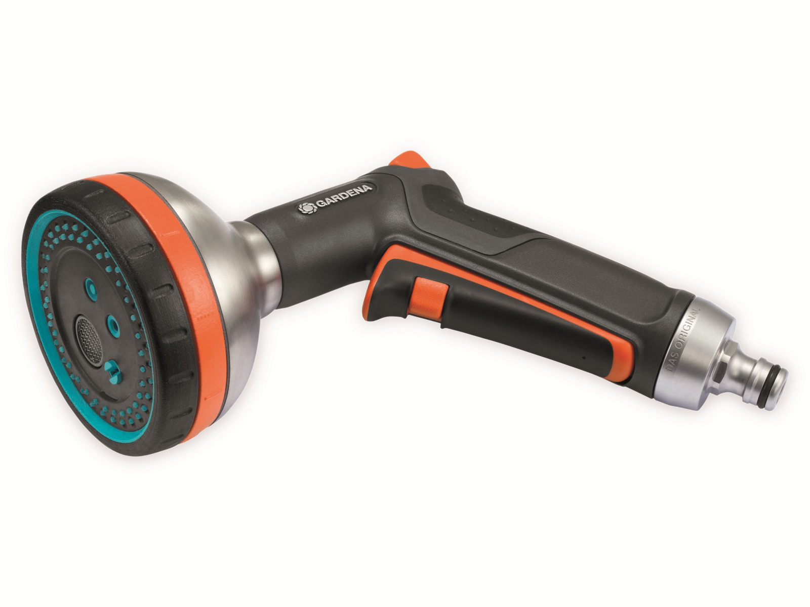 Gardena Premium Multi Sprayer Gartenspritze 5 Sprühmuster Schwarz/Orange Ergonomischer Griff - Image 4