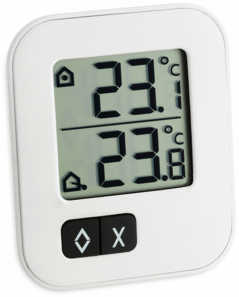 Innen- Außenthermometer Moxx 30104302 weiß - TFA