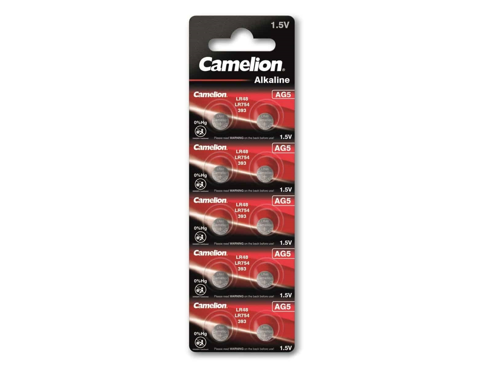 Image of CAMELION Knopfzelle AG5, 10 St.