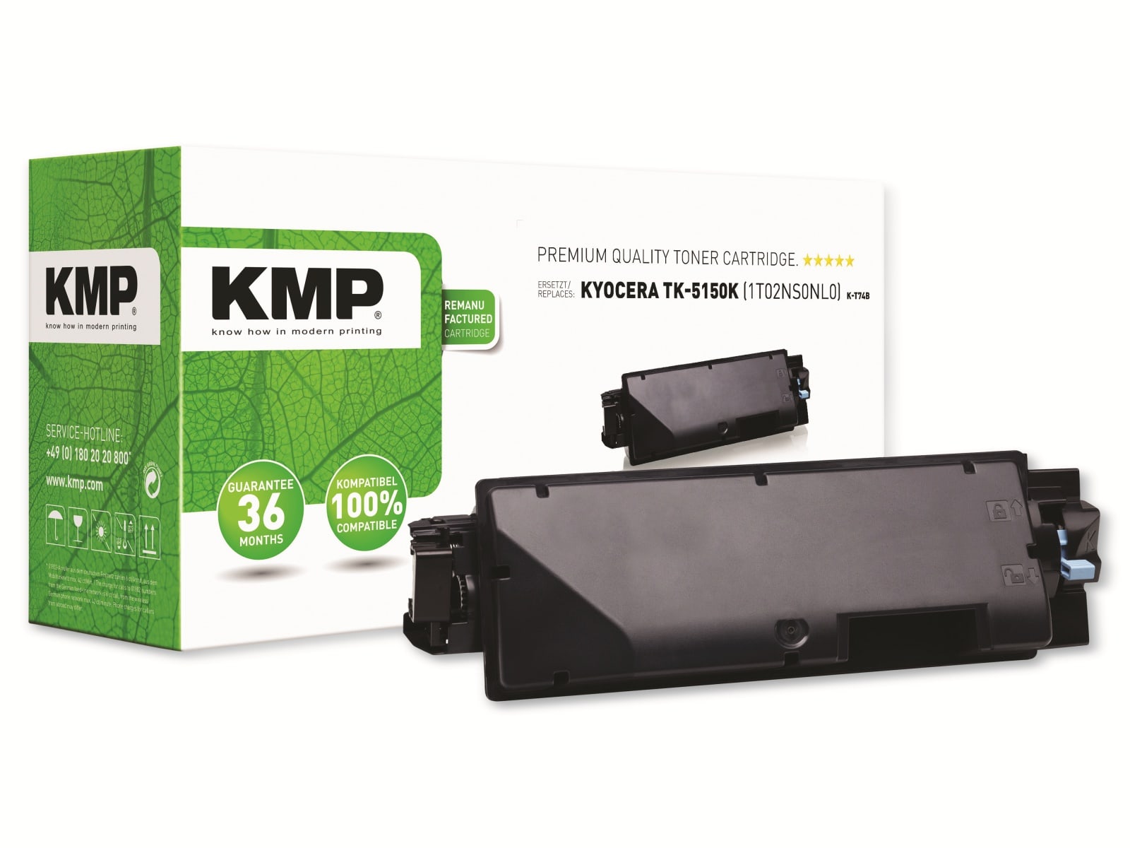 K-T74B - black - toner cartridge (alternative for Kyocera TK-5150K Kyocera 1T02NS0NL0) - Tonerpatrone Schwarz