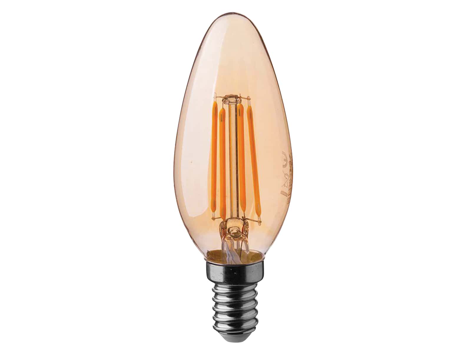 V-tac - LED-Filament-Lampe VT-1955-N E14 eek f 4W 350lm 2200K