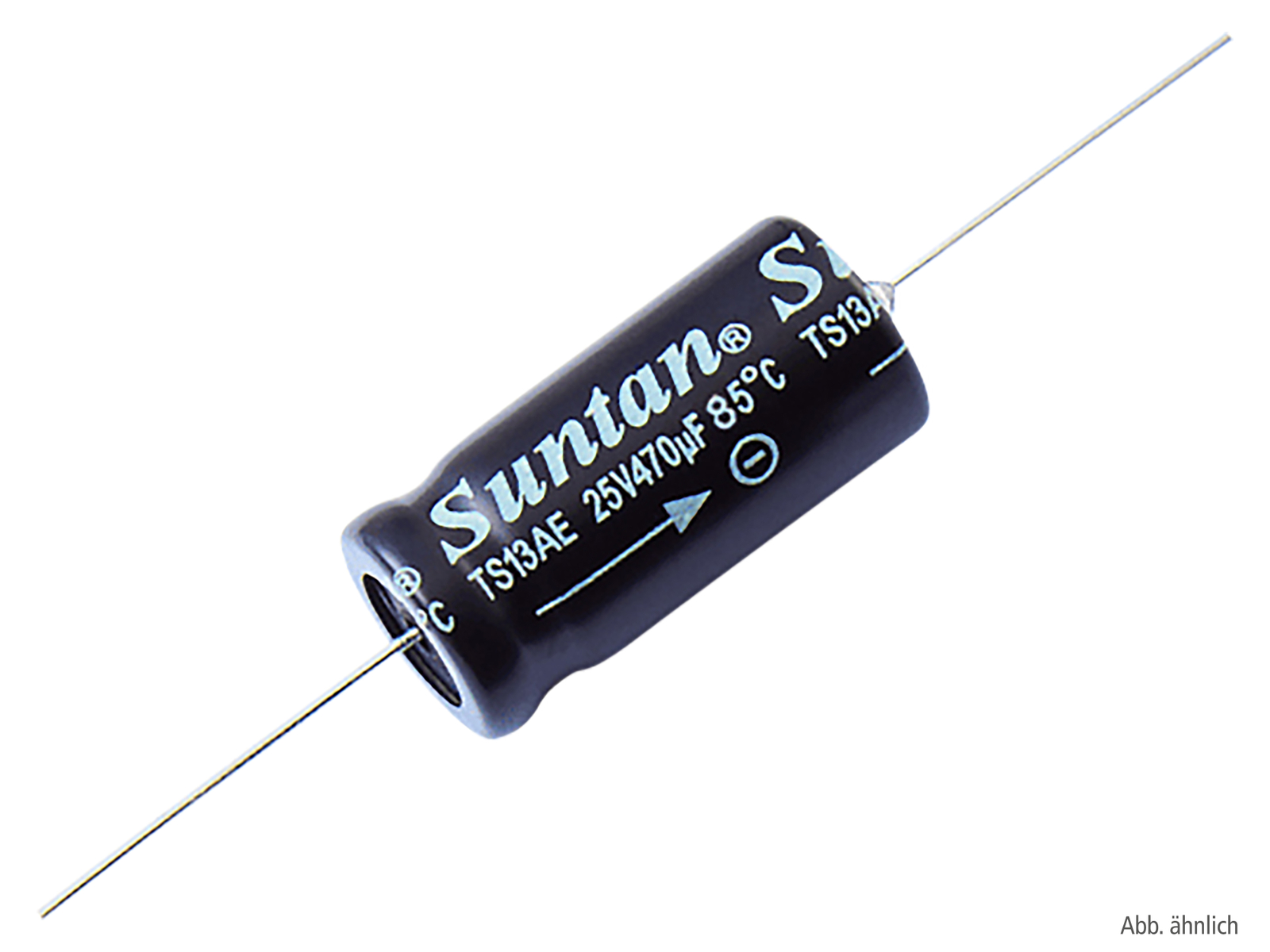 SUNTAN Elko, 47µF, 25V, Axial, TS13AE1E470MSB000R