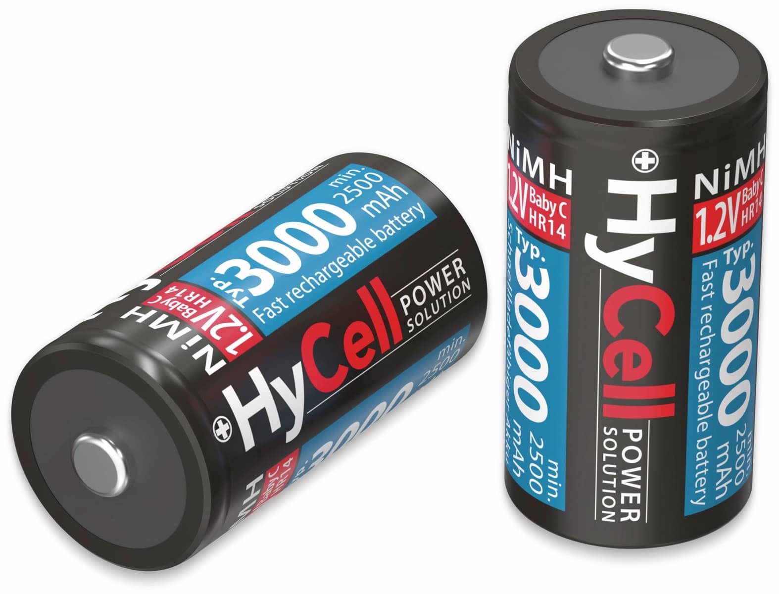 Image of ANS HC 2XC - HyCell, NiMh Akku, C (Baby), 3000 mAh, 2er-Pack
