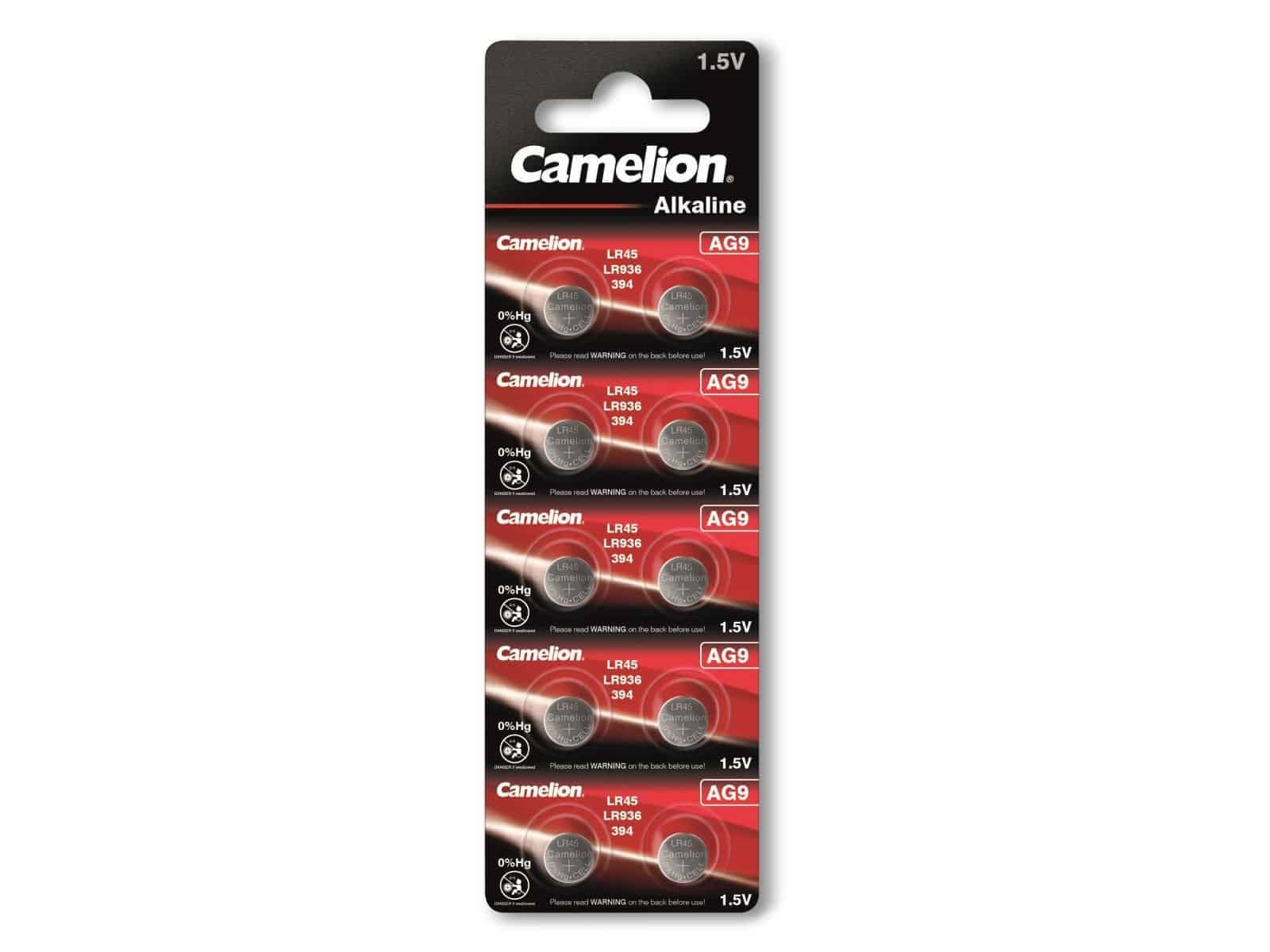 Image of CAMELION Knopfzelle AG9, 10 St.
