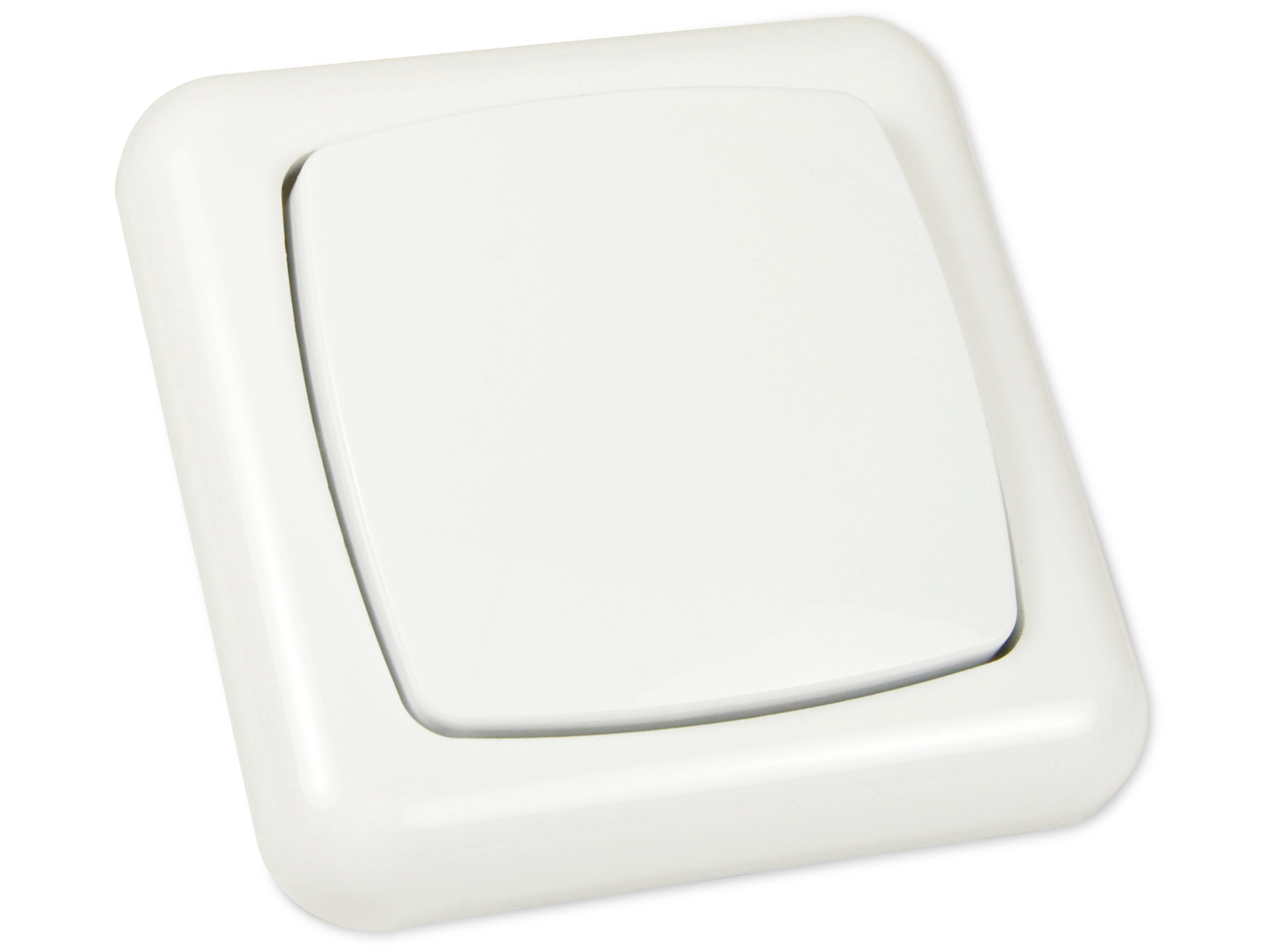 Arcas Netzwerksteckdose RJ45 Elegance W13-ATF – Unterputz, Weiß, Mit Rahmen