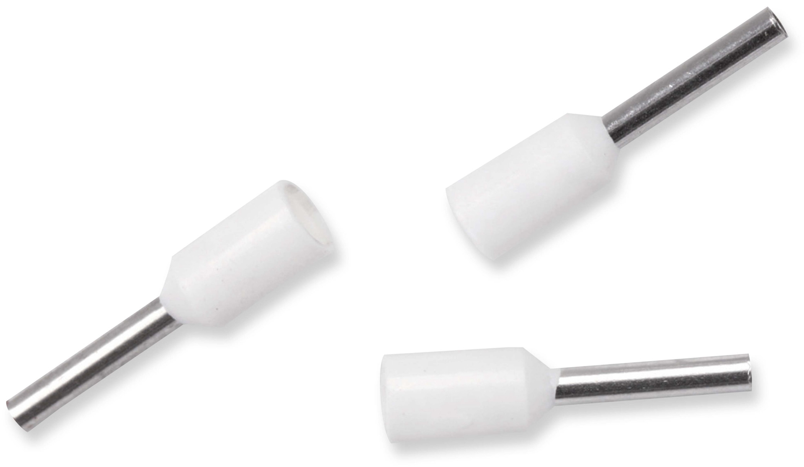 Aderendhülsen, 0,75 mm², 50 Stück, 8 mm, weiß