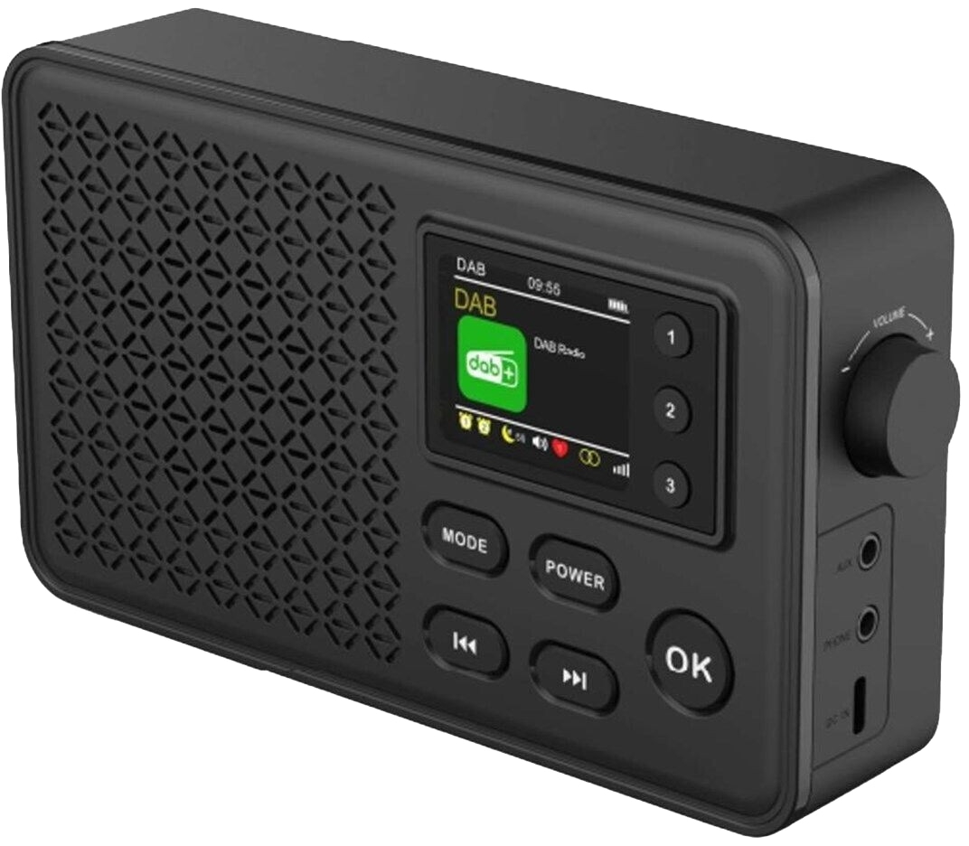 DENVER DAB+/FM Radio DAB-57, schwarz