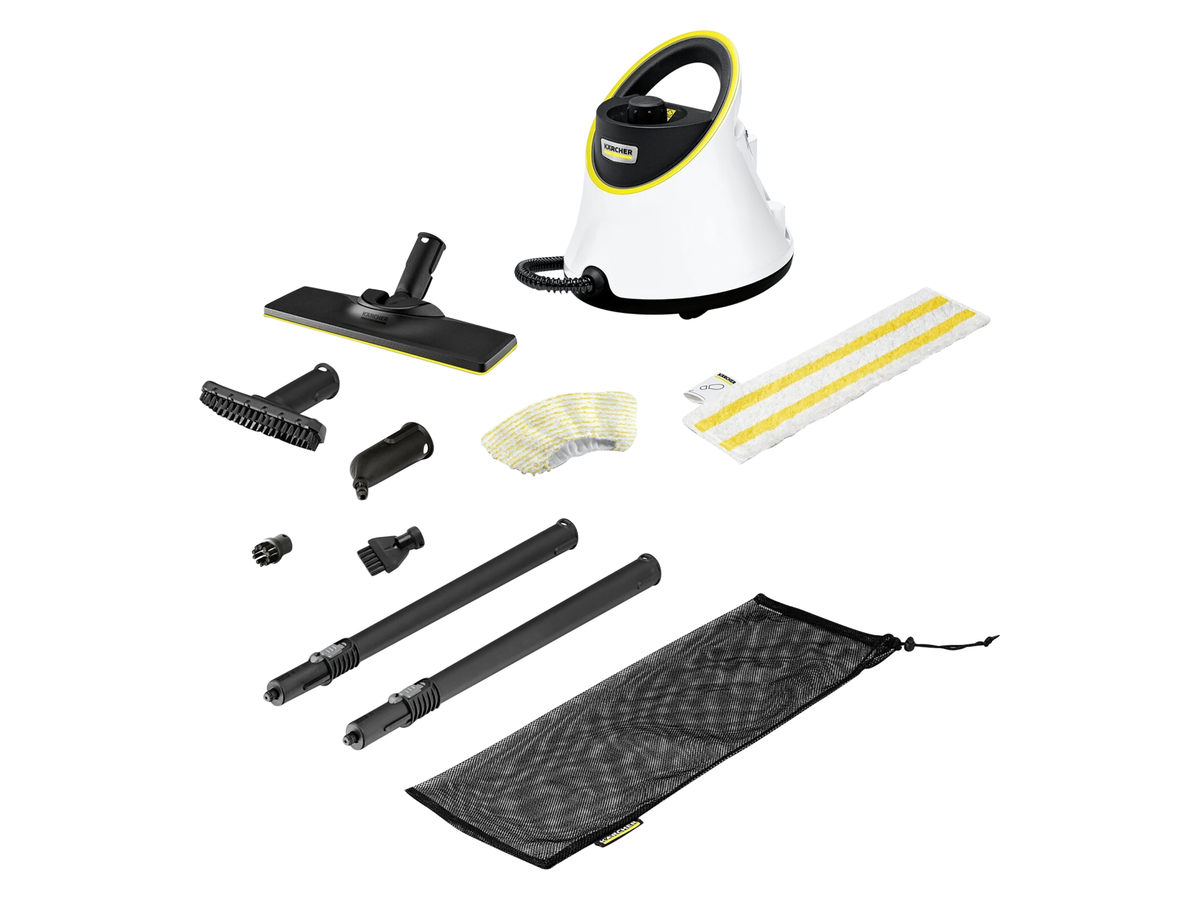 KÄRCHER Dampfreiniger SC 2 Deluxe EasyFix, 1500 W, weiß / schwarz