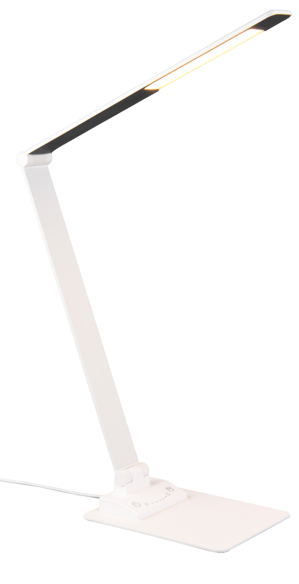 TRIO LED-Tischleuchte Travis 545310131 weiß, 6,5 W, 650 lm, CCT