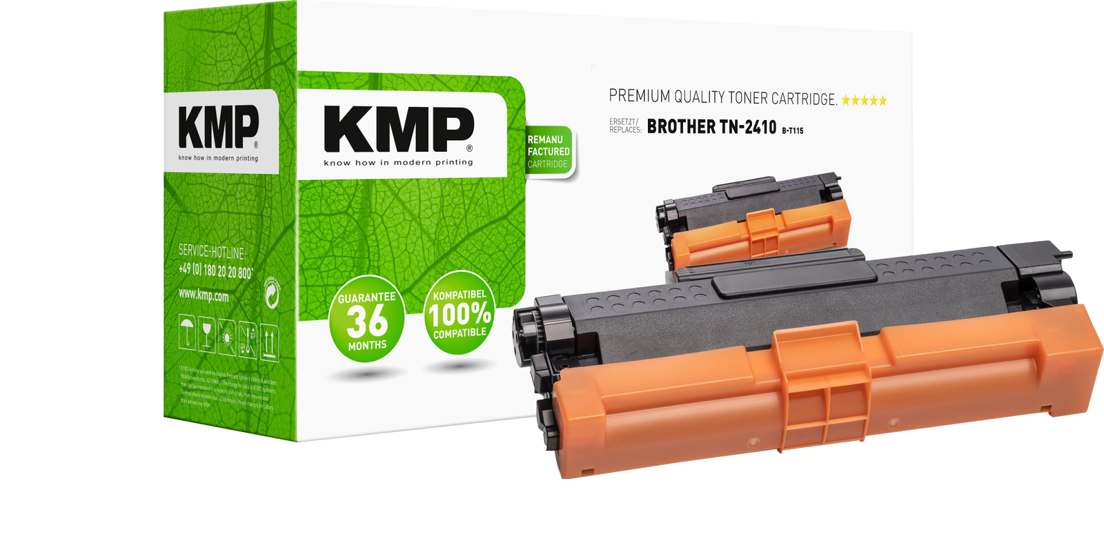 KMP Tonerkartusche B-T67 ersetzt Brother TN-2410