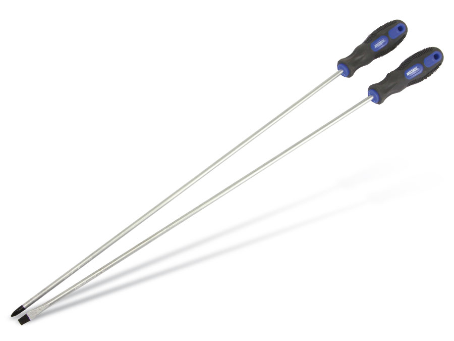 Schraubendreher Satz 2-teilig extra lang 450 mm / 45 cm PH2 SL6