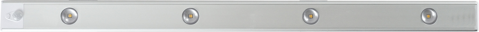 REV LED-Akku-Unterbauleuchten Spot, 2W, CCT, 140lm, warmweiß, neutralweiß, kaltweiß, IP20, silber, 60 cm