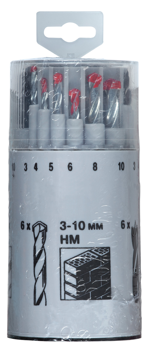 429690 hss Metall-Spiralbohrer-Set 18teilig 3 mm 4 mm 5 mm 6 mm 8 mm 10 mm din 338 Zylind - KWB