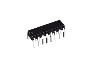 I2C/SMBus Porterweiterung PCF8574, 1 Kanal, 8-Bit I/O, 40µA, DIP16