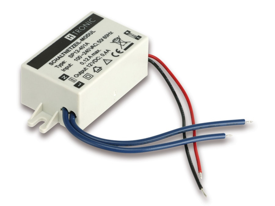 Schaltnetzteil-Modul SP-12-401A 12 V 400 mA für Leiterplatte bedrahtet