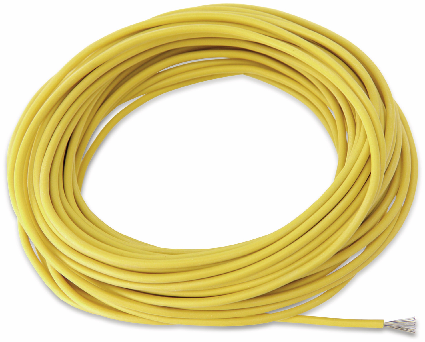 RAUTRONIC Silikon-Litze, 0,5 mm², gelb, 10 m