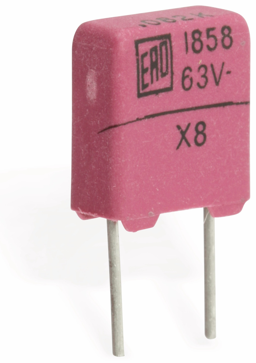 ERO Folienkondensator MKC 1858, 0,082 µF, 63 V-, radial, RM 5