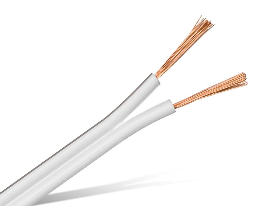 PURELINK Lautsprecherkabel, 2x2,5 mm², 10 m, weiß, CCA