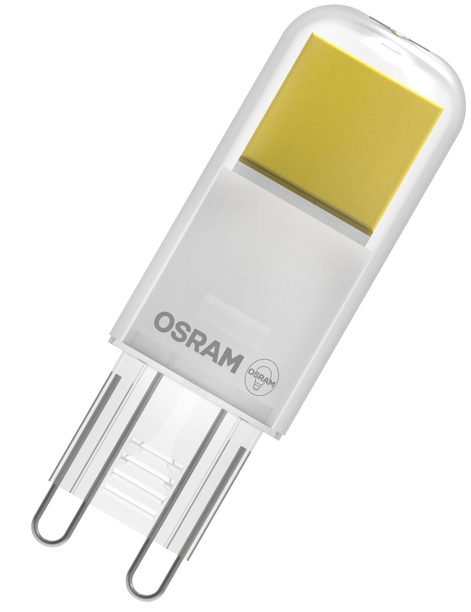 Led pin LED-Lampe aus klarfarbenem Glas mit 26 w für 320 lm warmweißes Licht mit 2700 k multicolor Retrofit-Stecksockel G9 cri 80 eek e 17 mm