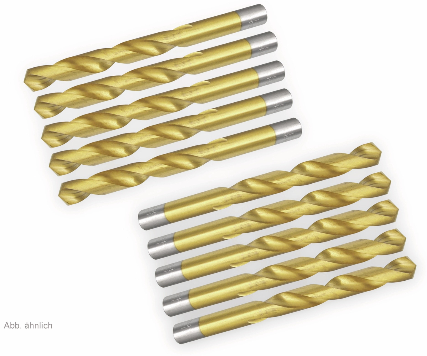 Image of DAYTOOLS HSS-Spiralbohrer, titaniumbeschichtet, Ø 0,60 mm, 10 Stück