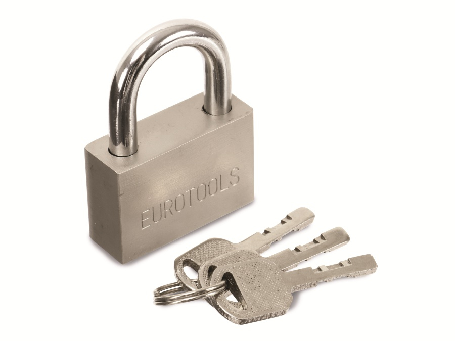 EUROTOOLS Sicherheits-Vorhängeschloss, 50 mm