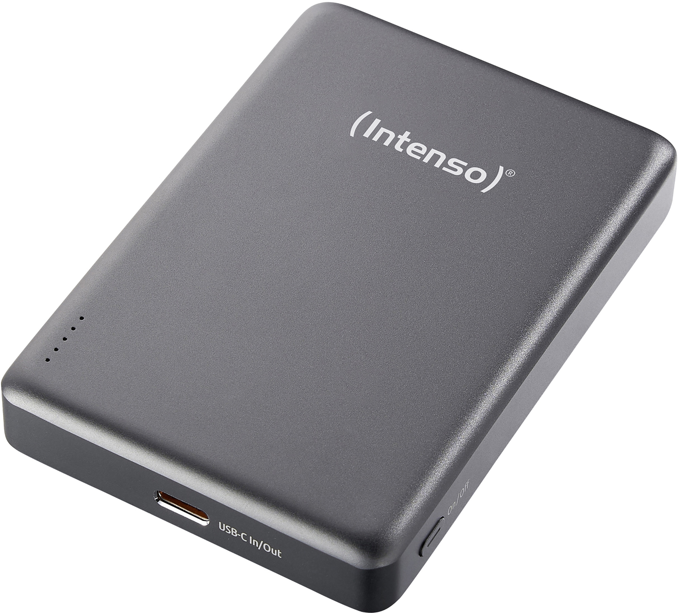 INTENSO Powerbank Magnetic Wireless, MW 10000, grau