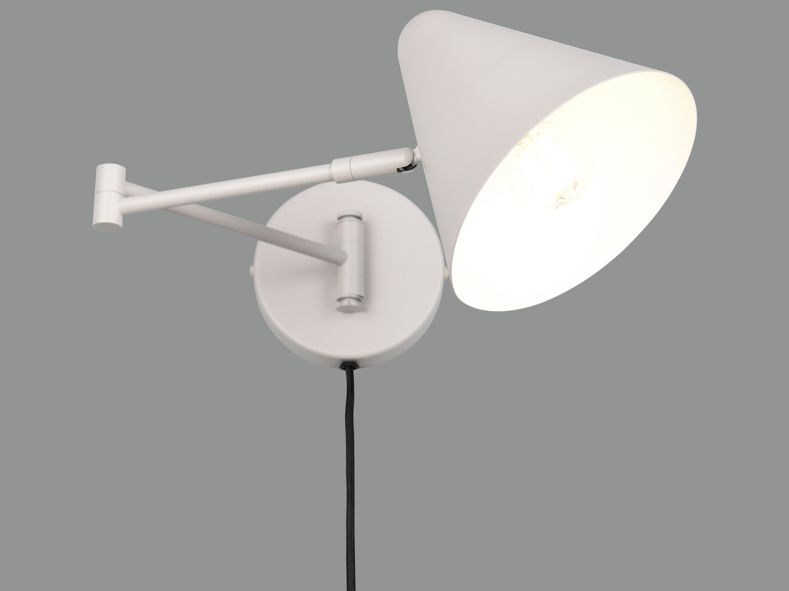 TRIO Wandleuchte Cosima 263970176, E14, ohne LM, IP20, grau
