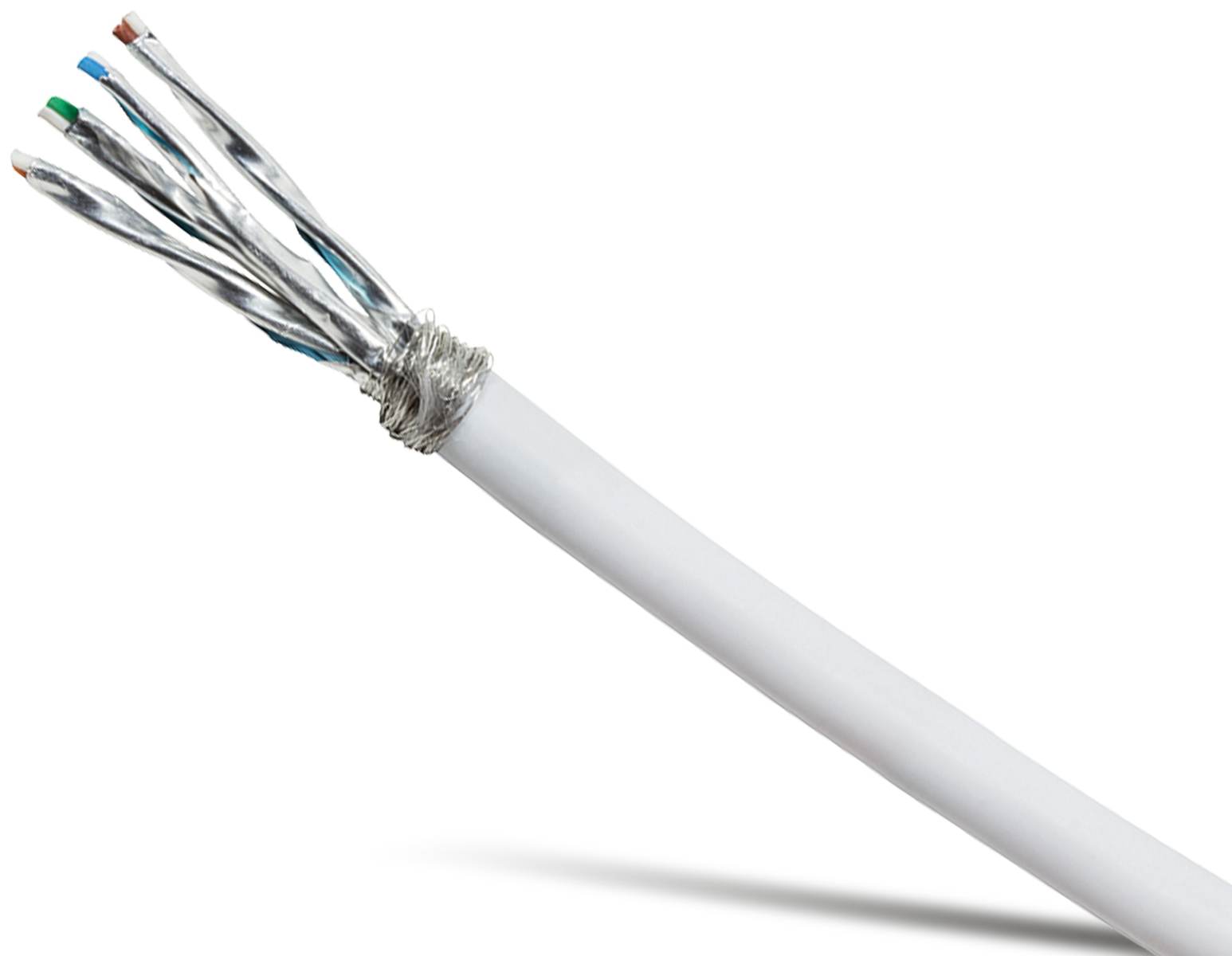 LOGILINK CAT.7 Verlegekabel CPV0041, 100 m, weiß