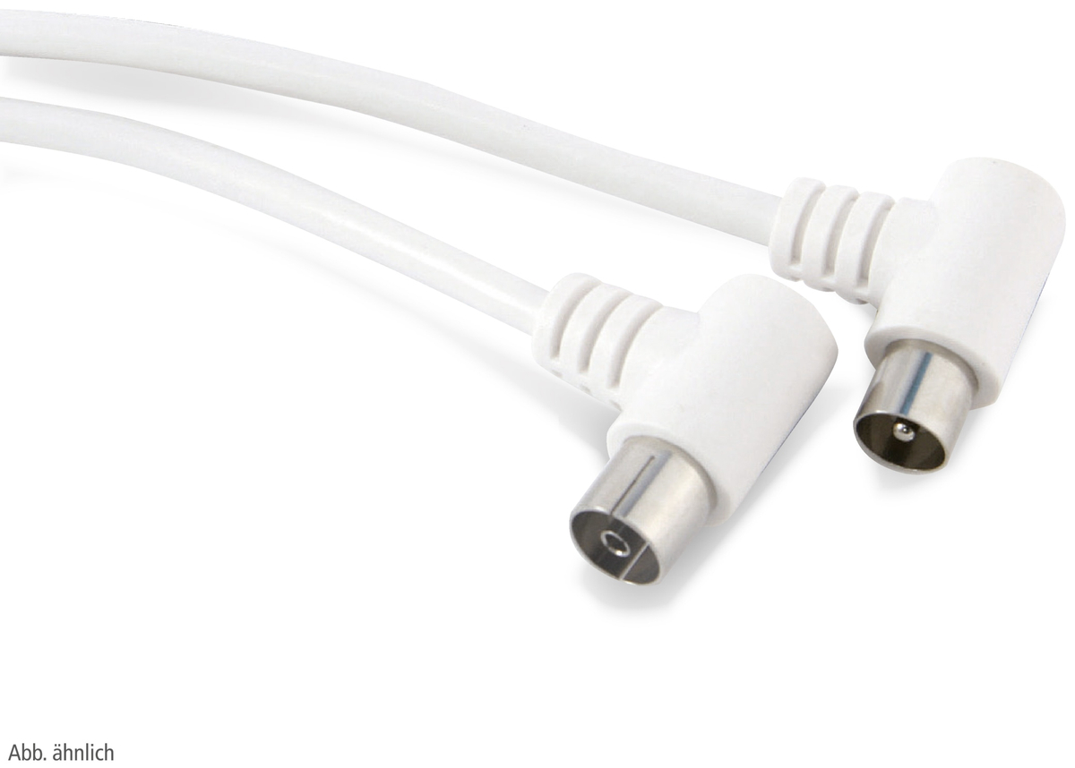 Goobay Hochwertiges doppelt geschirmtes Antennenanschlusskabel | 04040849115202