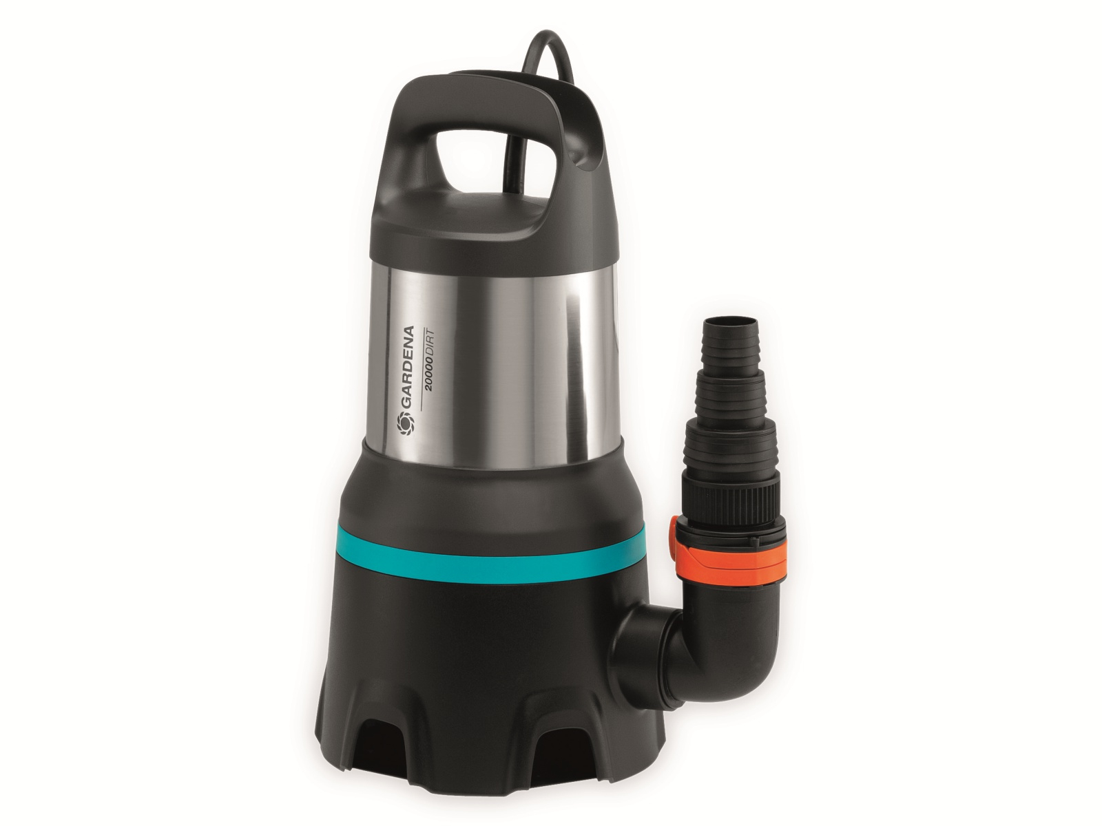 GARDENA Tauchpumpe 9044-20, Aquasensor, Schmutzwasser, 750 W, 20.000 l/h