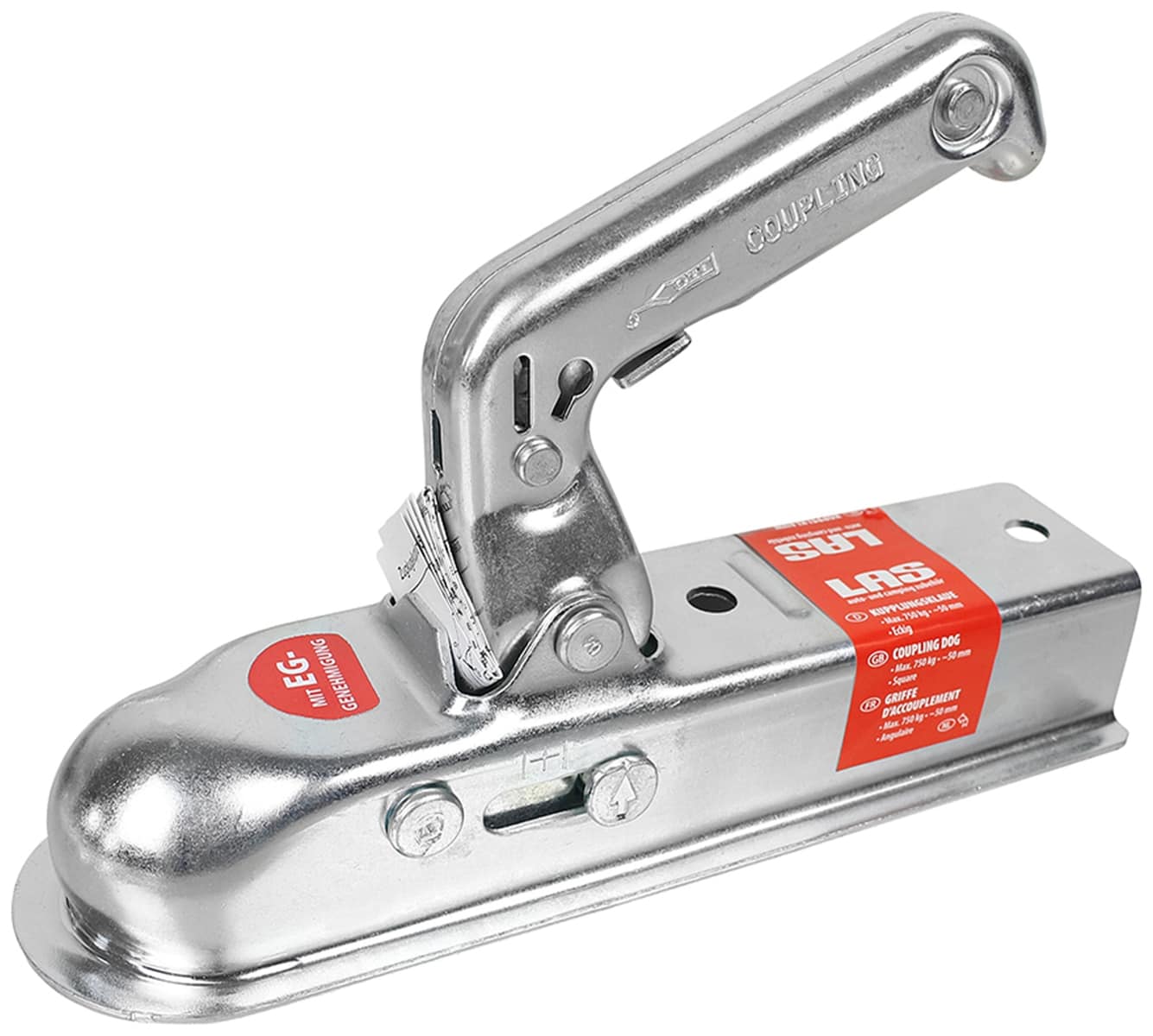 Kupplungsklaue 10640 eckig 50 mm 750 Kg - LAS