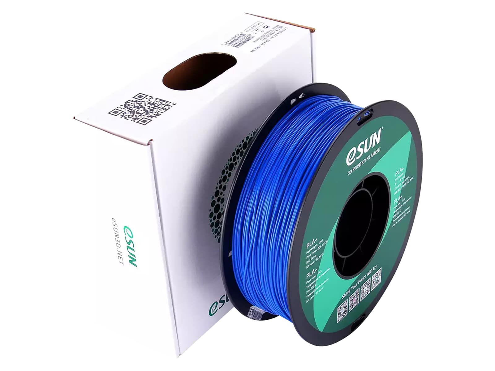 ESUN 3D Filament PLA+, 1 kg, blau, 1,75 mm